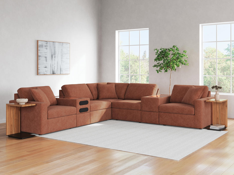 Five Star Furniture - Modmax Balanced Sectional with Audio and Storage Consoles