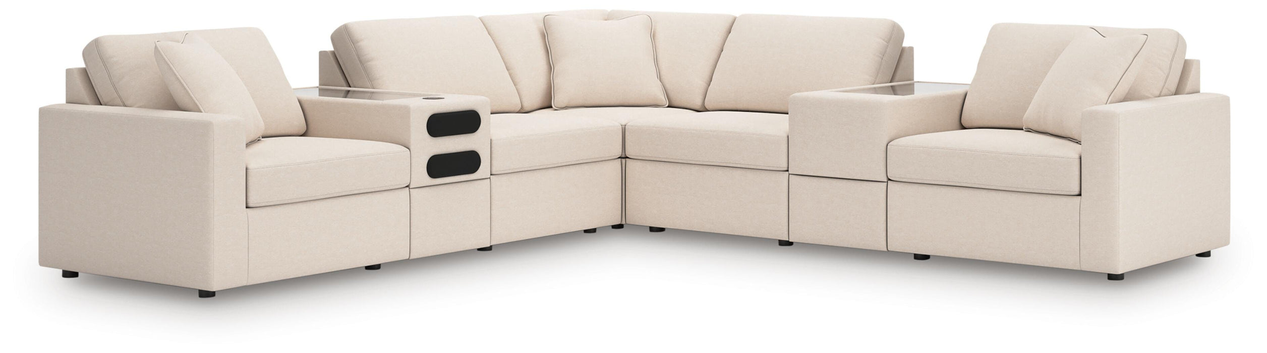 Five Star Furniture - Modmax Balanced Sectional with Audio and Storage Consoles