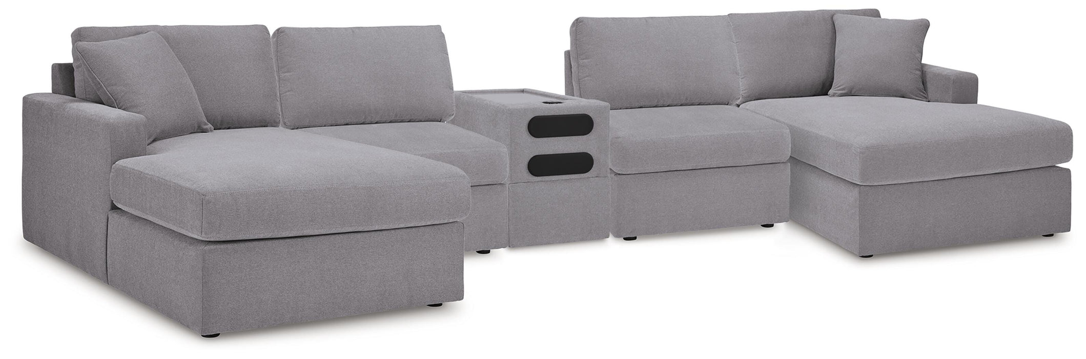 Five Star Furniture - Modmax 5 Piece Sectional with Audio Console