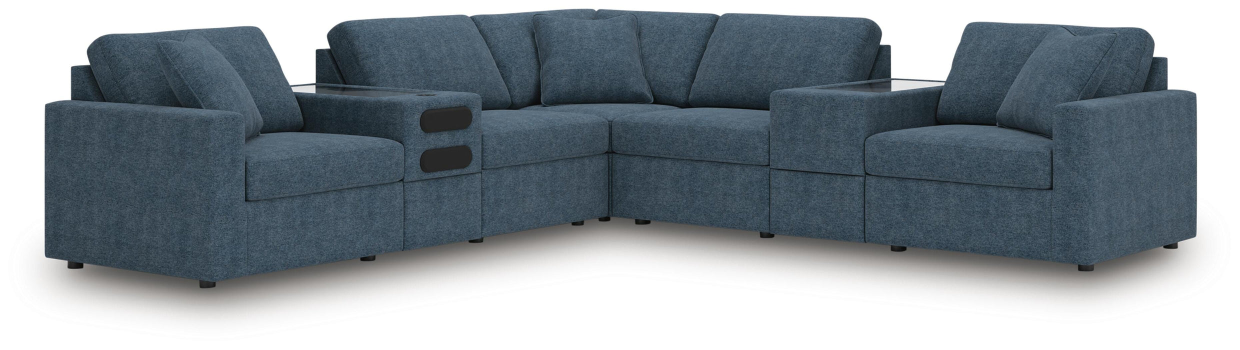 Five Star Furniture - Modmax Balanced Sectional with Audio and Storage Consoles