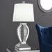 Five Star Furniture - Klein Table Lamp with Drum Shade White and Mirror image