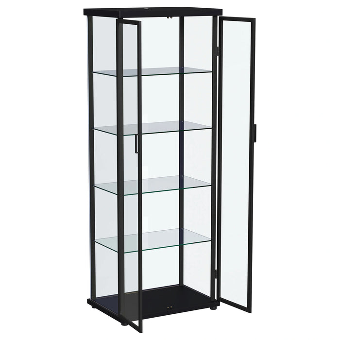 Five Star Furniture - Aero Curio Cabinet with LED Lighting