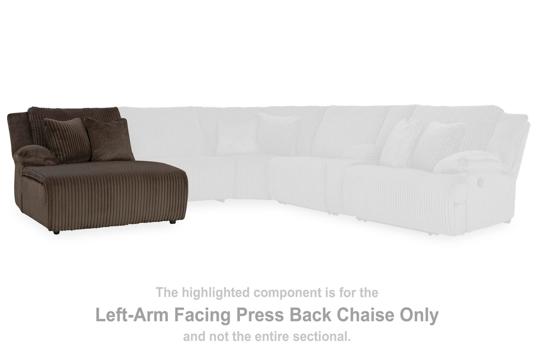 Five Star Furniture - Top Tier Reclining Sectional with Chaise