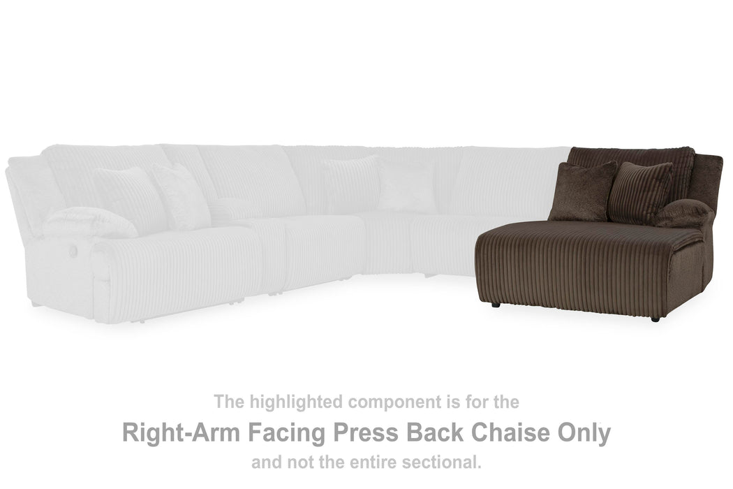 Five Star Furniture - Top Tier Reclining Sectional with Chaise