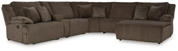 Five Star Furniture - Top Tier Reclining Sectional with Chaise image