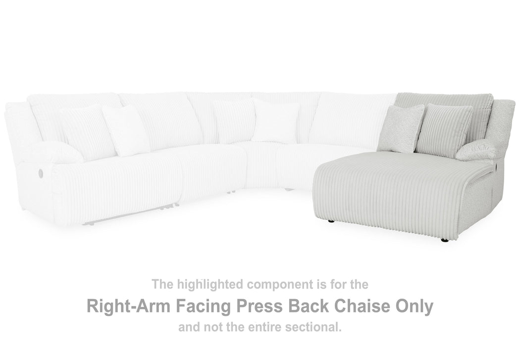 Five Star Furniture - Top Tier Reclining Sectional with Chaise