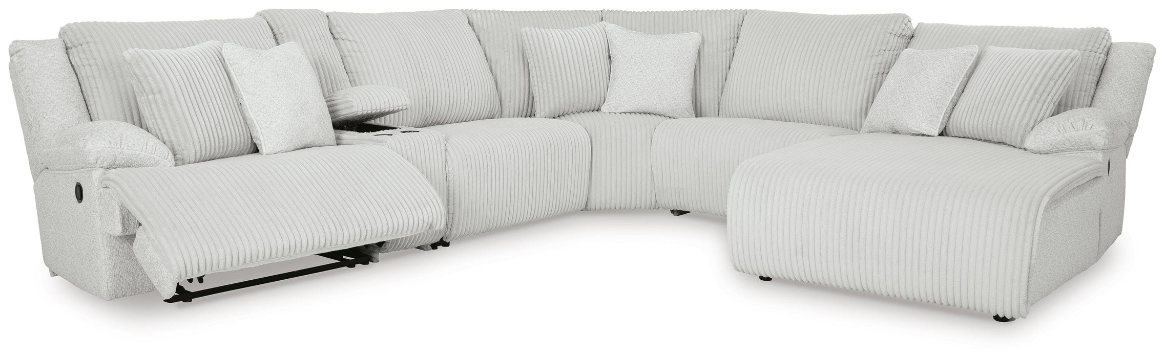Five Star Furniture - Top Tier Reclining Sectional with Chaise