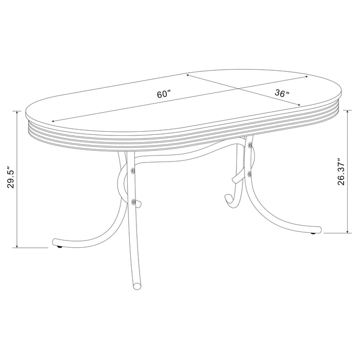 Five Star Furniture - Retro Dining Set
