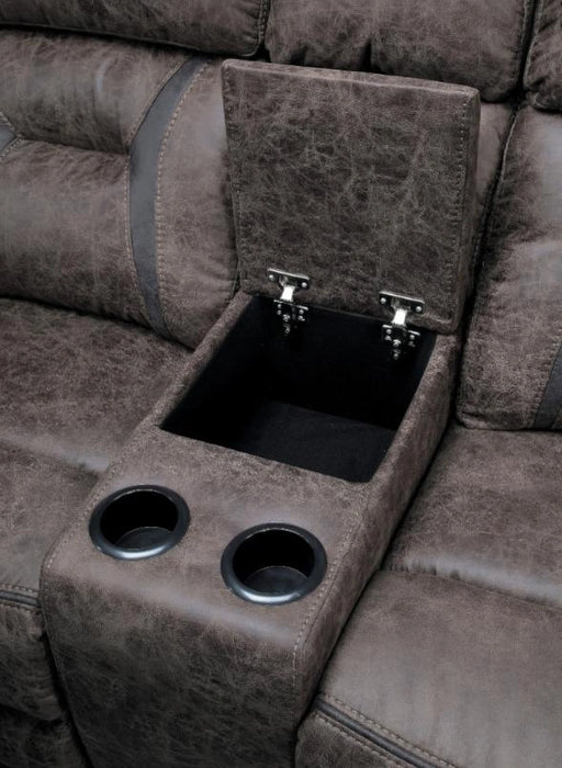 Five Star Furniture - Madrona Double Reclining Loveseat in Dark Brown 9989DB-2