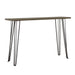 Five Star Furniture - Neville Rectangular Console Table Concrete and Black image