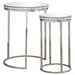 Five Star Furniture - Addison 2-piece Round Nesting Table Silver image