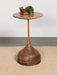 Five Star Furniture - Colima Round Wood Top Side Table Peach image