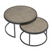 Five Star Furniture - Rodrigo 2-piece Round Nesting Tables Weathered Elm image