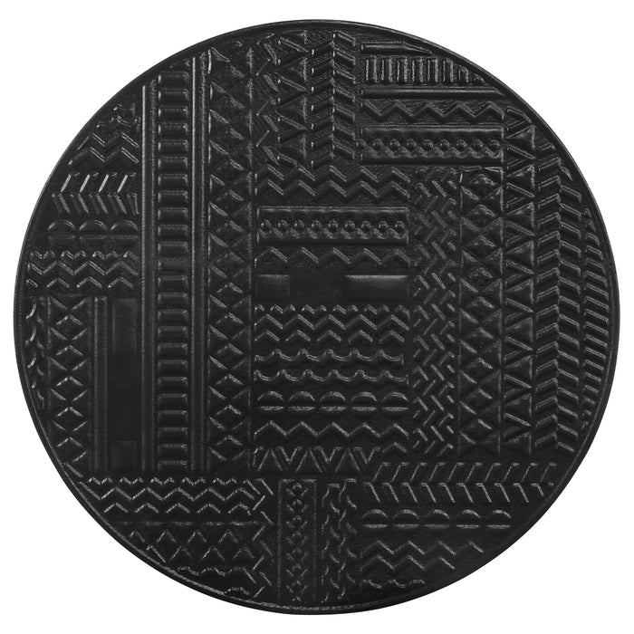 Five Star Furniture - Loannis 2-piece Round Nesting Table Matte Black