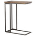 Five Star Furniture - Rudy Snack Table with Power Outlet Gunmetal and Antique Brown image