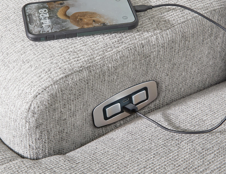 Five Star Furniture - Acklen Place Power Reclining Sectional with Storage Console