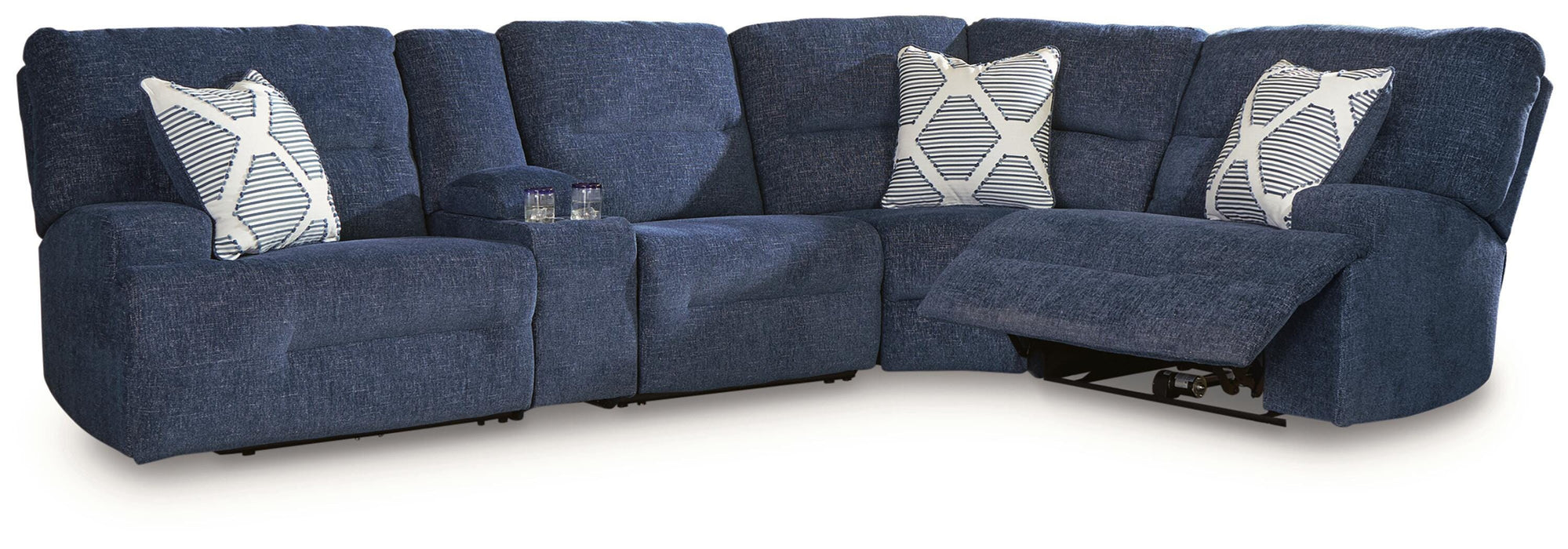Five Star Furniture - Acklen Place Power Reclining Sectional with Storage Console