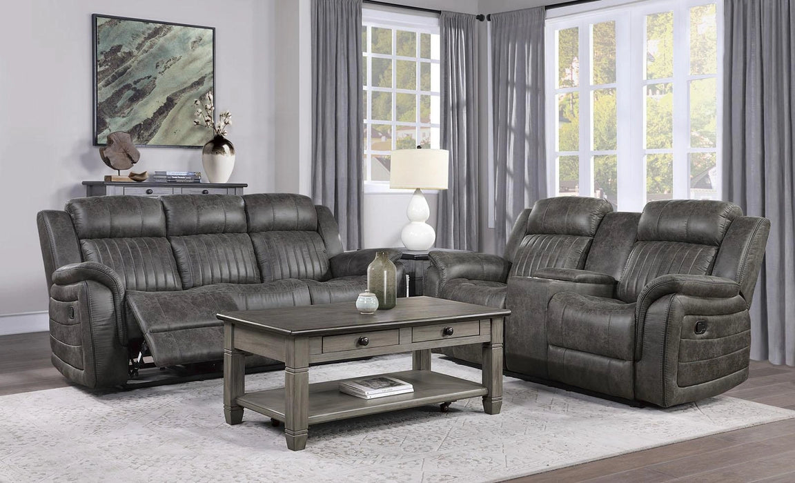 Five Star Furniture - Centeroak Double Reclining Sofa in Gray 9479BRG-3