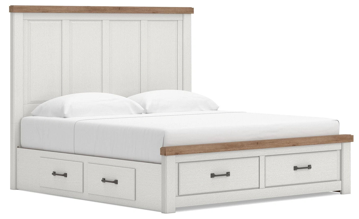 Five Star Furniture - Ashley Savonport King Panel Storage Bed — Plus