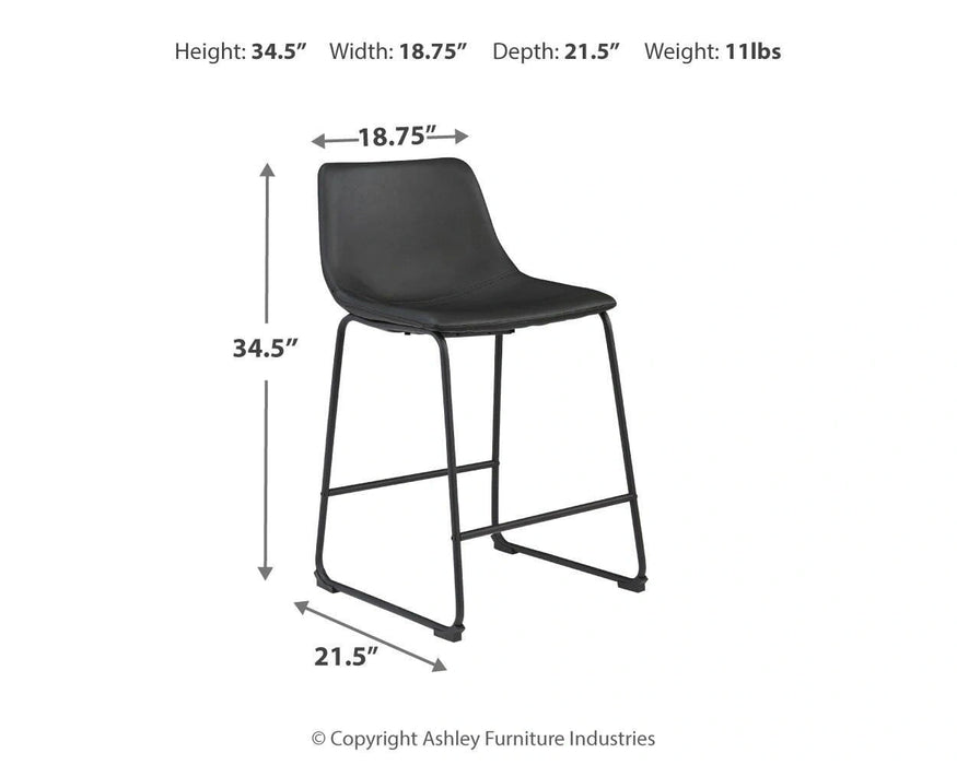 Five Star Furniture - Centiar Counter Height Bar Stool