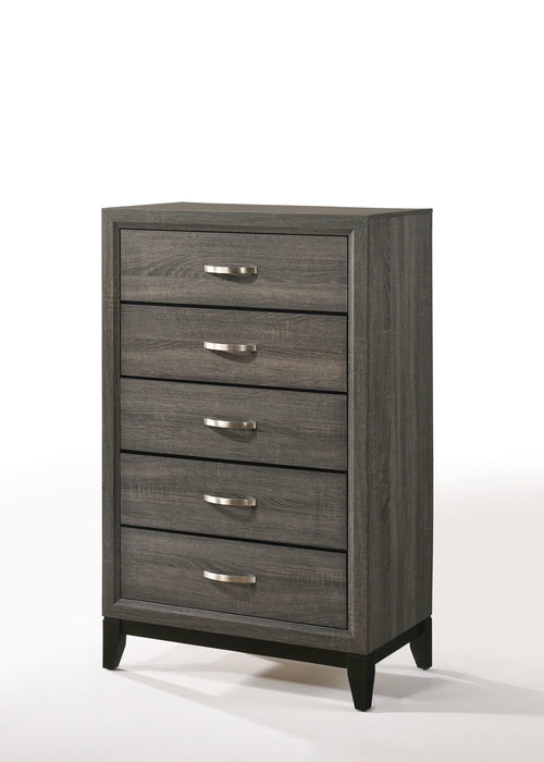 Five Star Furniture - Valdemar Weathered Gray Chest