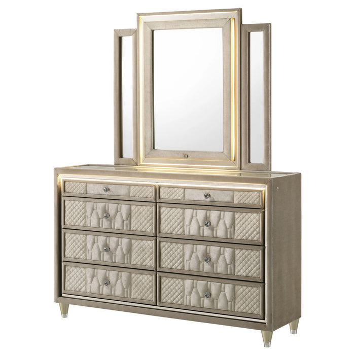 Five Star Furniture - Lorient LED Dresser with LED Mirror
