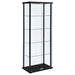 Five Star Furniture - Delphinium 5-shelf Glass Curio Cabinet Black and Clear image