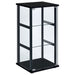 Five Star Furniture - Cyclamen 3-shelf Glass Curio Cabinet Black and Clear image
