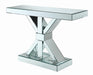 Five Star Furniture - Lurlynn X-shaped Base Console Table Clear Mirror image