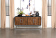 Five Star Furniture - Borman 4-door Wooden Accent Cabinet Walnut and Black image