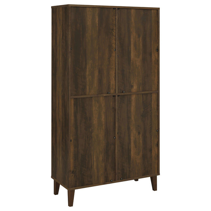 Five Star Furniture - Elouise 4-door Engineered Wood Tall Accent Cabinet Dark Pine