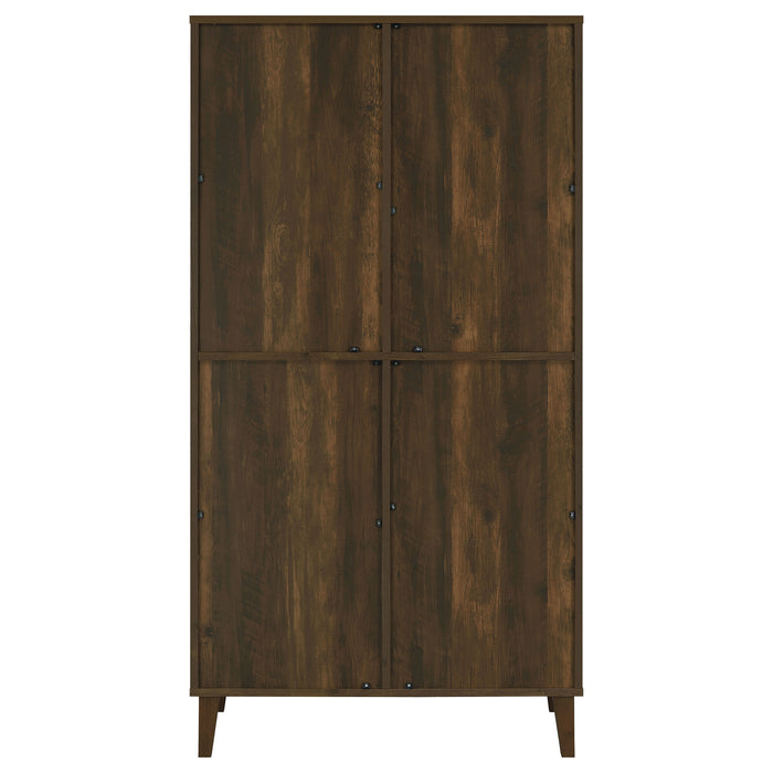 Five Star Furniture - Elouise 4-door Engineered Wood Tall Accent Cabinet Dark Pine