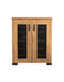 Five Star Furniture - Bristol Metal Mesh Door Accent Cabinet Golden Oak image