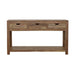 Five Star Furniture - Esther 3-drawer Storage Console Table Natural Sheesham image