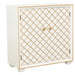 Five Star Furniture - Belinda 2-door Accent Cabinet White and Gold image