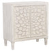 Five Star Furniture - Clarkia Accent Cabinet with Floral Carved Door White image