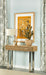 Five Star Furniture - Draco Console Table with Hand Carved Drawers Natural image