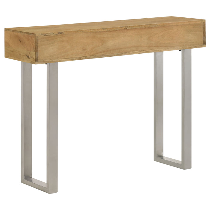 Five Star Furniture - Draco Console Table with Hand Carved Drawers Natural