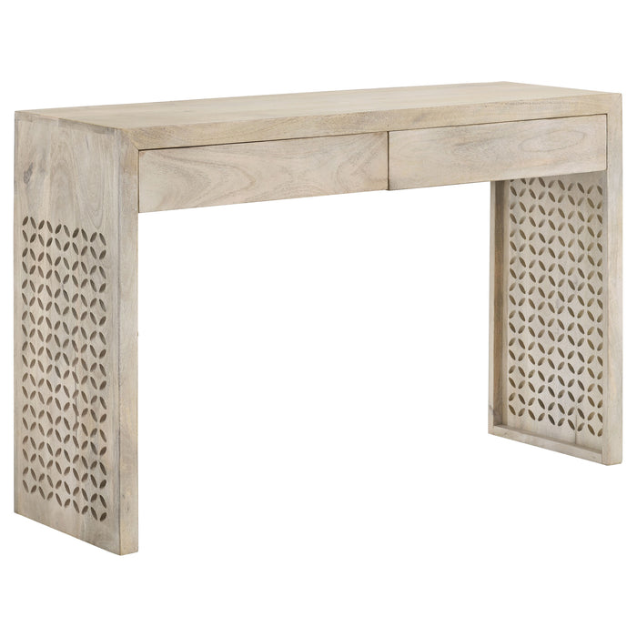 Five Star Furniture - Rickman Rectangular 2-drawer Console Table White Washed