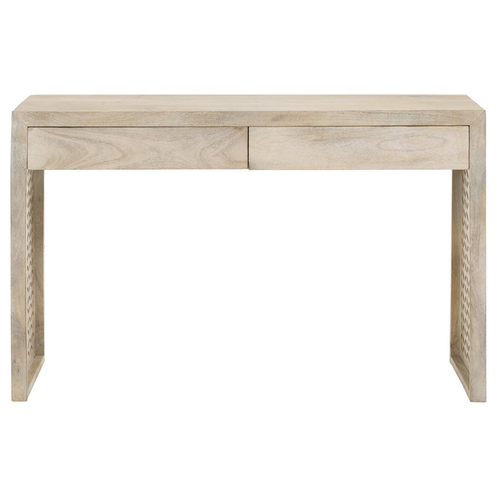 Five Star Furniture - Rickman Rectangular 2-drawer Console Table White Washed