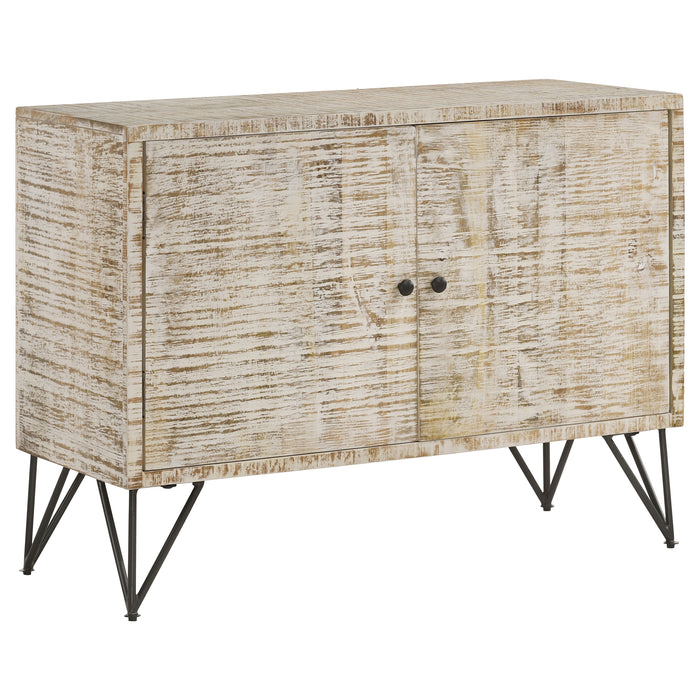 Five Star Furniture - Maille 2-door Accent Cabinet White Washed