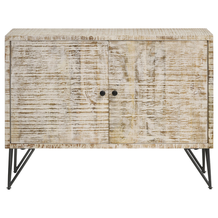 Five Star Furniture - Maille 2-door Accent Cabinet White Washed