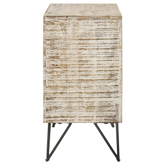 Five Star Furniture - Maille 2-door Accent Cabinet White Washed