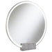 Five Star Furniture - Jocelyn Round Table Top LED Vanity Mirror White Marble Base Chrome Frame image