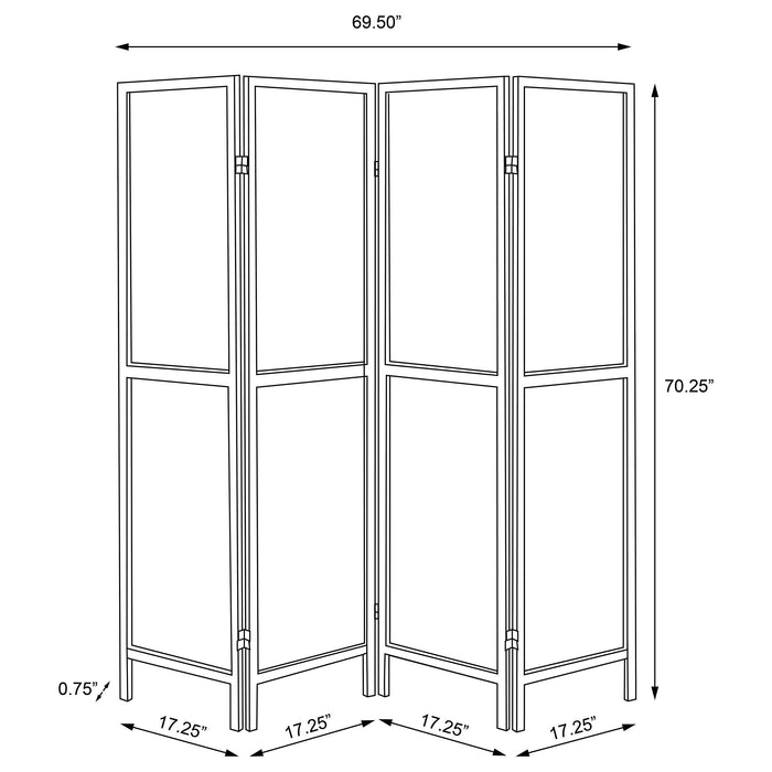 Five Star Furniture - Deepika Four-Panel Room Divider