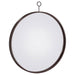 Five Star Furniture - Gwyneth Round Wall Mirror Black Nickel image