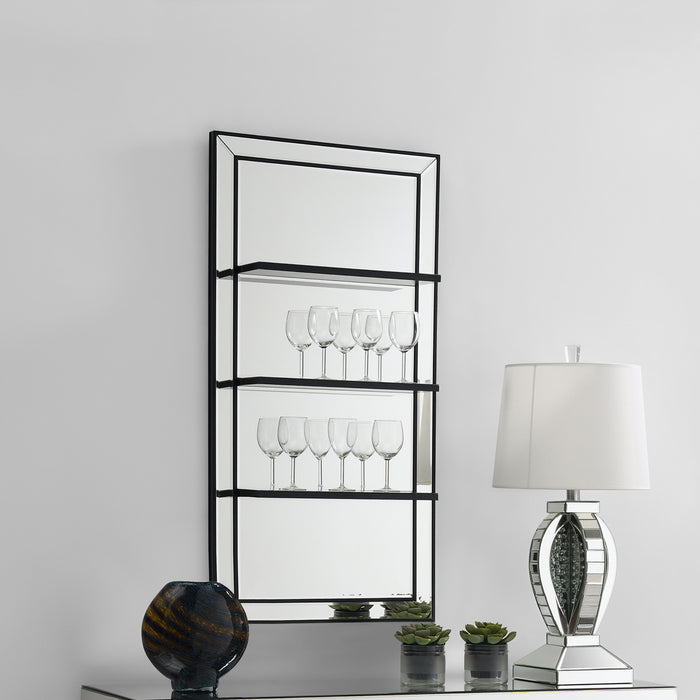 Five Star Furniture - Oriel 3-Shelf Rectangle Wall Mirror