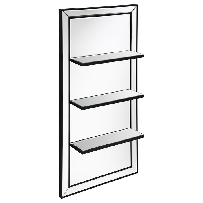 Five Star Furniture - Oriel 3-Shelf Rectangle Wall Mirror