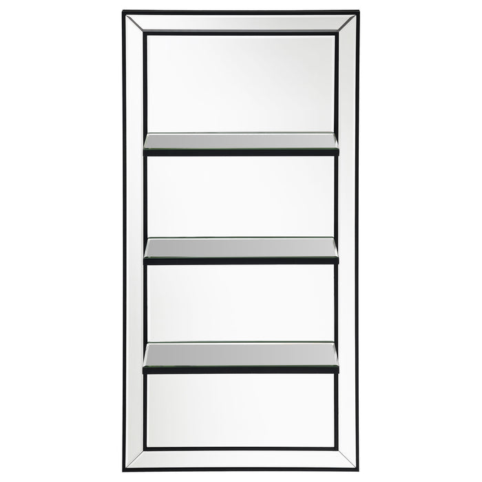 Five Star Furniture - Oriel 3-Shelf Rectangle Wall Mirror