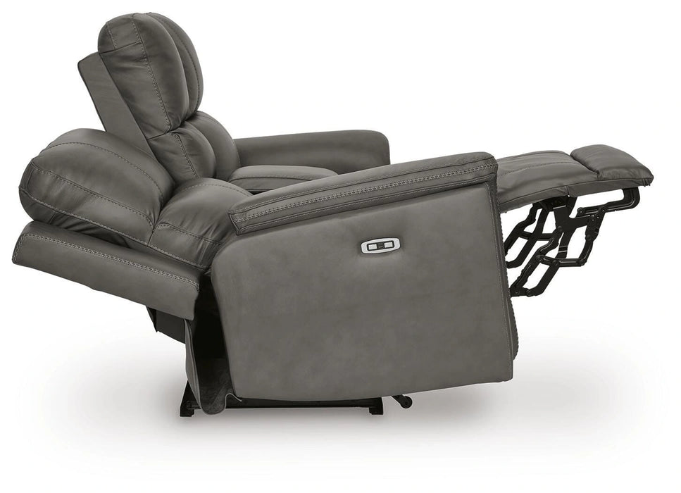 Five Star Furniture - Bleckley Power Reclining Loveseat with Console